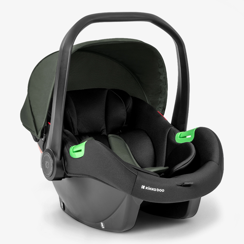 KikkaBoo® Otroški voziček s košaro 3v1 Ava Army Green KikkaBoo