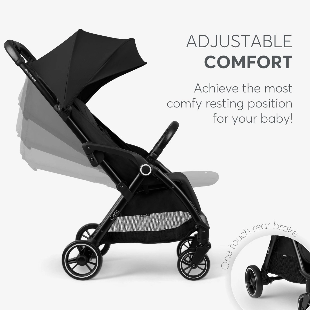 KikkaBoo® Otroški voziček Ciela Beige KikkaBoo