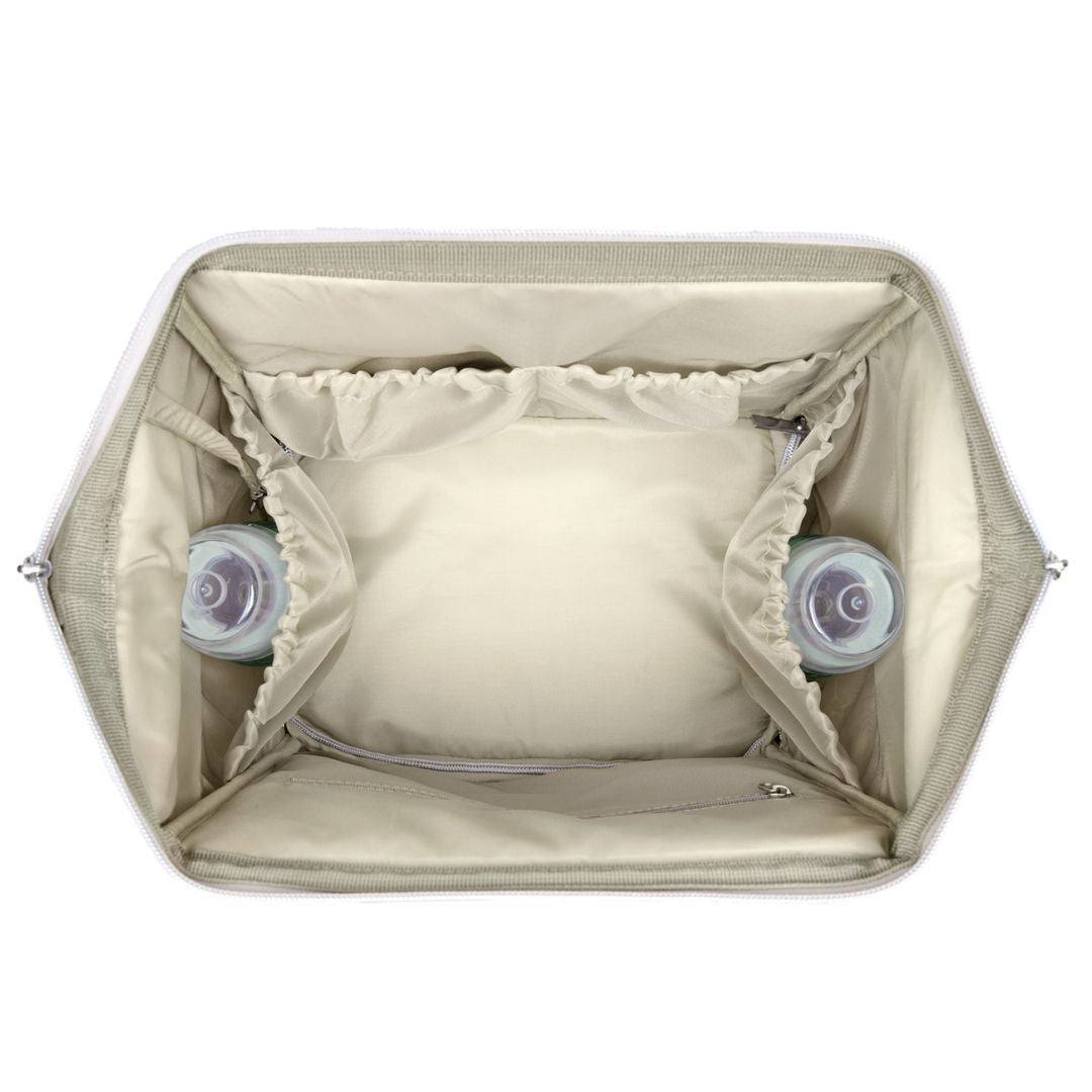 KikkaBoo® Previjalni nahrbtnik Siena Luxe Secret Garden Beige KikkaBoo