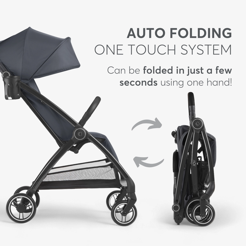 KikkaBoo® Otroški voziček Joy Dark Grey KikkaBoo