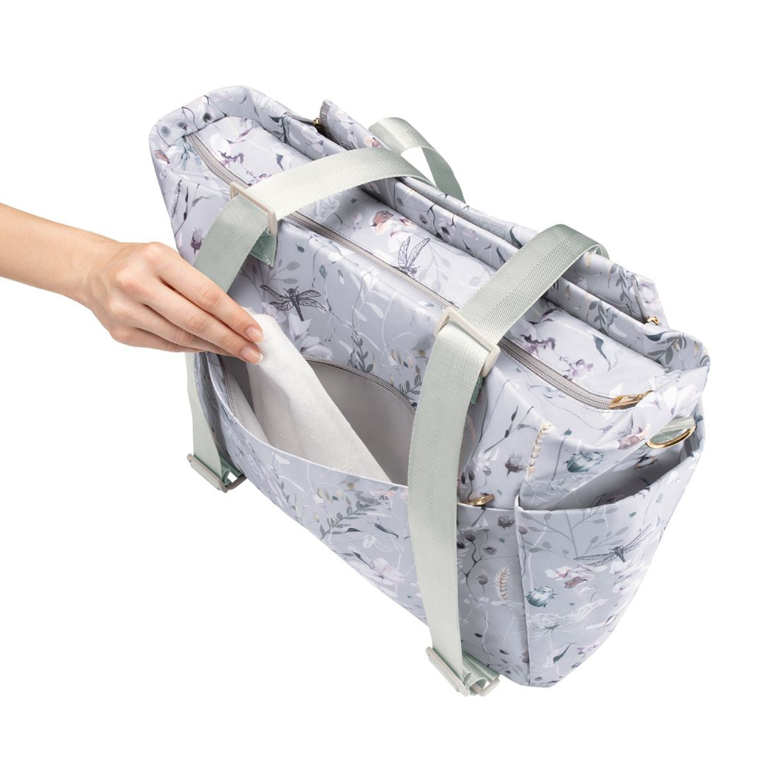 KikkaBoo® Previjalna torba Florence Dreamy Fields Grey KikkaBoo