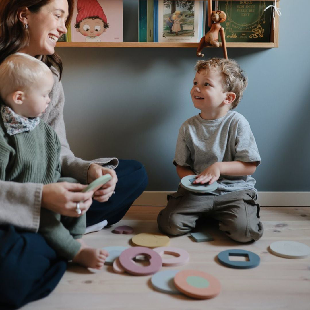 Mushie® Penaste puzzle za kopel Mushie