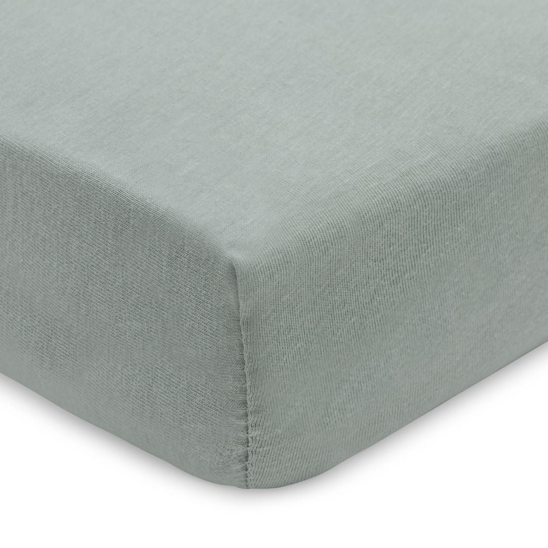 Jollein® Bombažna rjuha 2 kosa 60x120 Sea Green/Biscuit Jollein