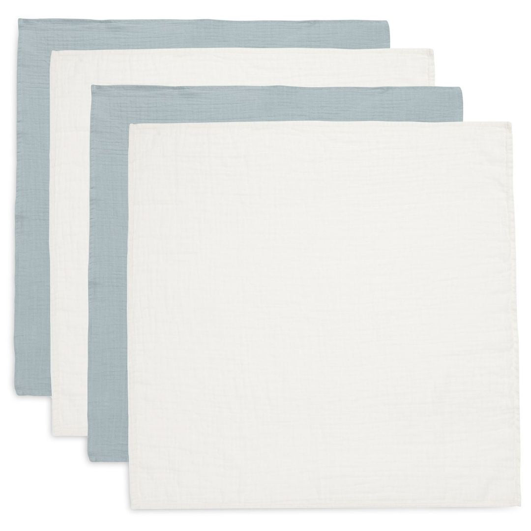 Jollein® Komplet 4 tetra pleničk 70x70cm Sea Green/Ivory Jollein