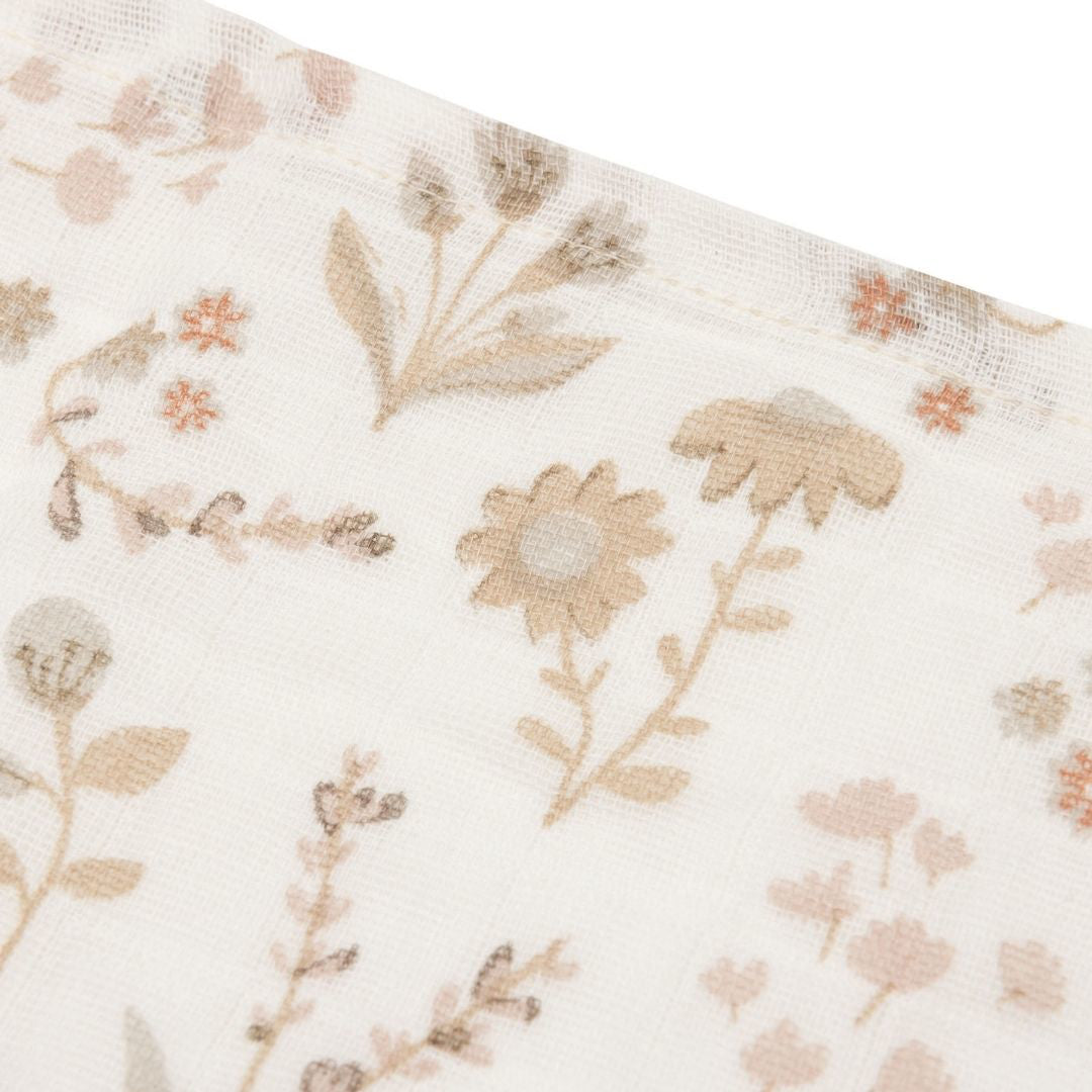 Jollein® Komplet 3 tetra pleničk Bloomy 31x31 cm Jollein