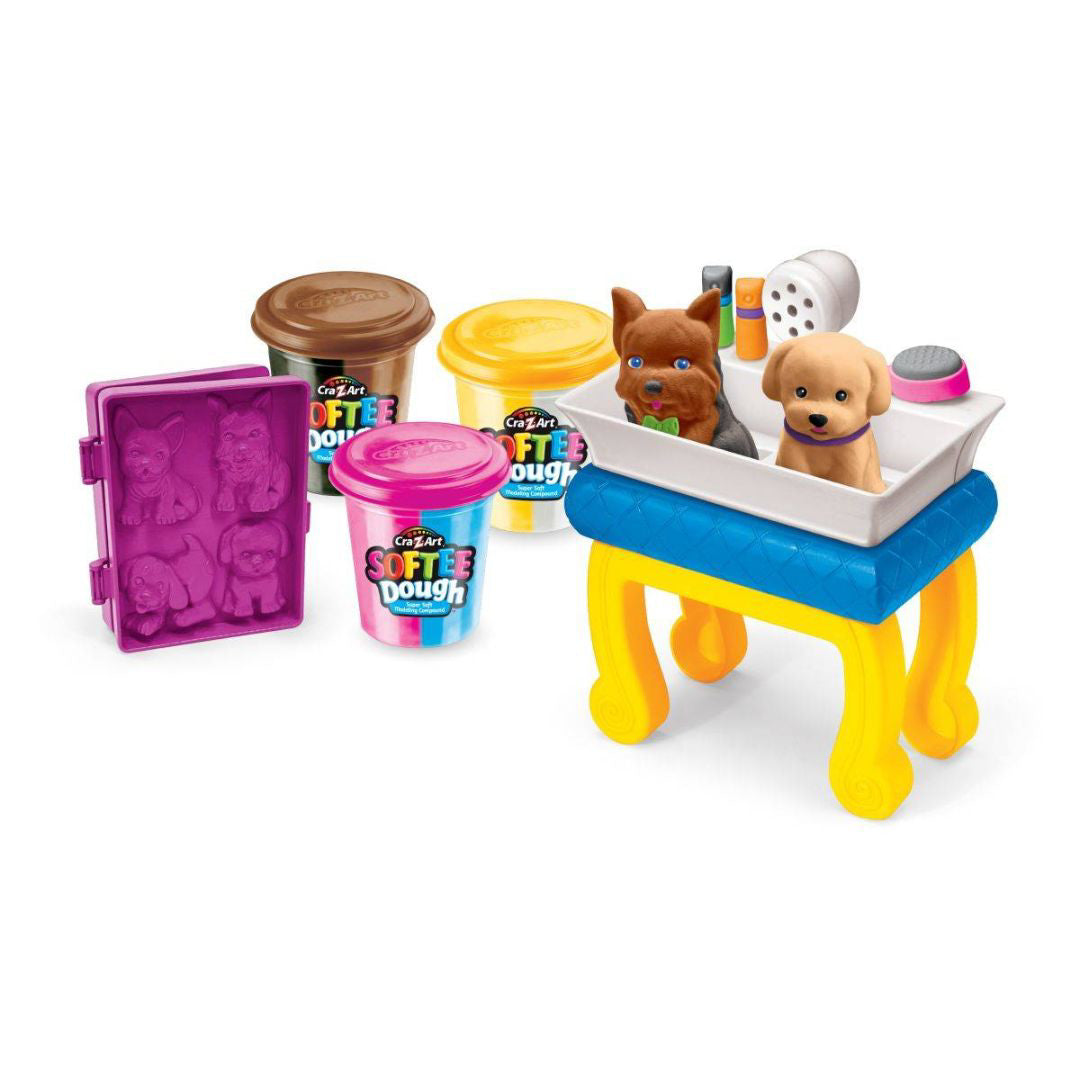 CrazArt® Otroški plastelin kužki Softee Dough CrazArt