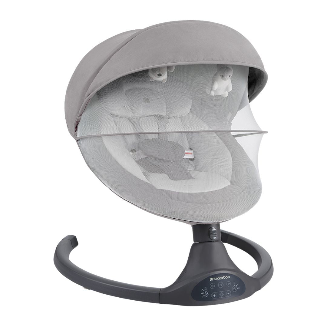 KikkaBoo® Električni gugalnik Codie Light Grey 2025 KikkaBoo