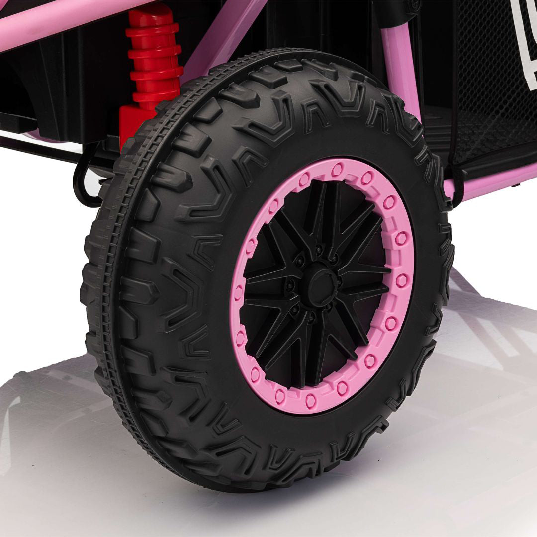 KikkaBoo® Avto na akumulator Candy Buggy Pink + 12V/10AH KikkaBoo