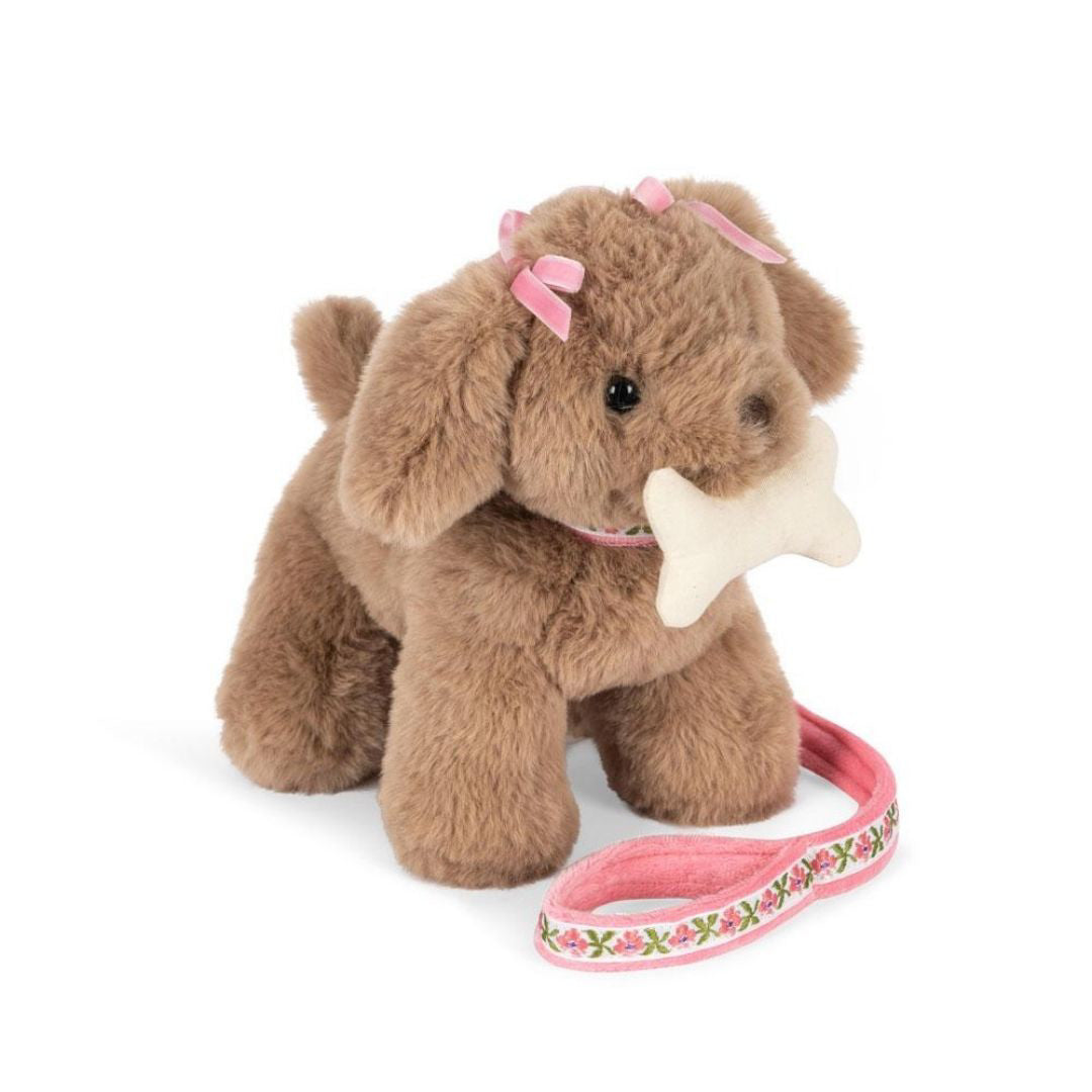 Konges Sløjd® Plišasti kuža Maude Pink Check Konges Sløjd