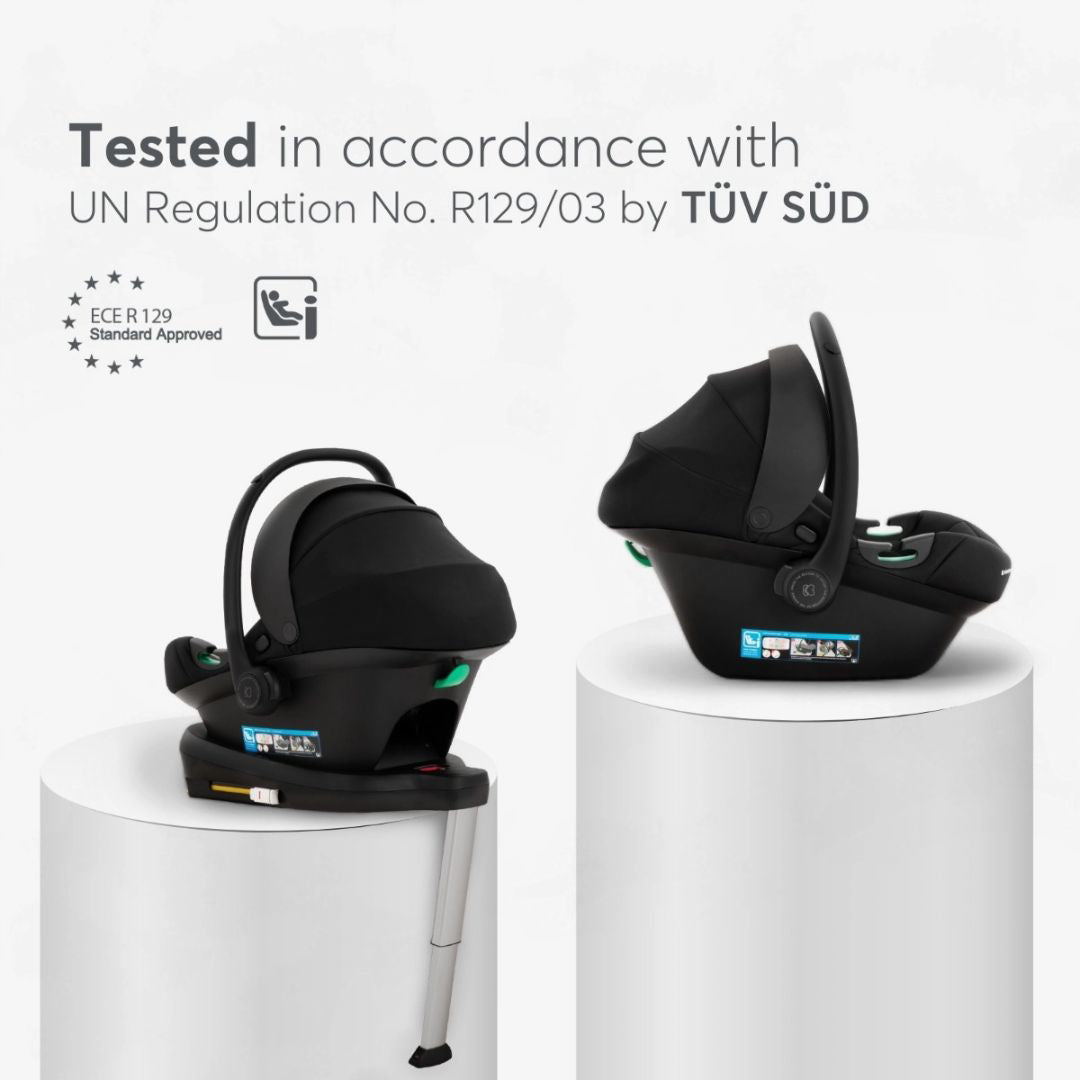 KikkaBoo® Otroški avtosedež / lupinica i-Prime i-SIZE (40-87 cm) Black (Kara/Lanah/Thea 2024/Tiffany, Naya) KikkaBoo