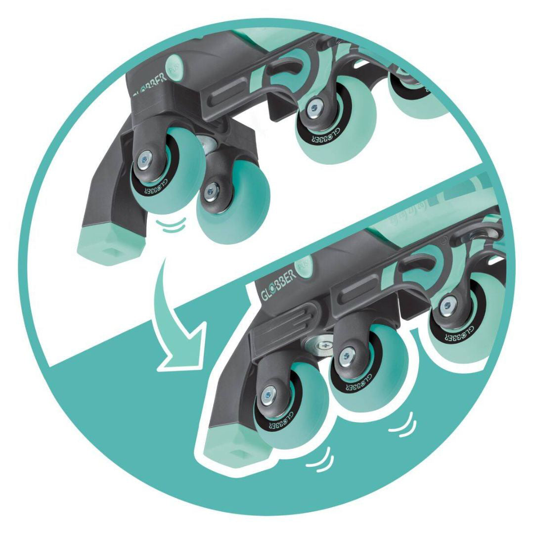 Globber® Rolerji Learning 2v1 XS/S: 26-29 Mint Globber