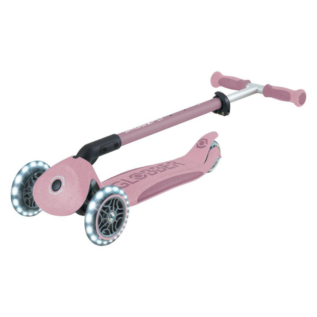 Globber® Zložljivi otroški skiro GO UP deluxe 360° s svetlečimi kolesi Berry Globber