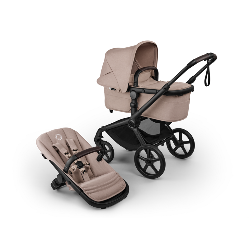 Bugaboo® Otroški voziček 2v1 FOX 5 Renew Complete Black/Desert Taupe Melange - Desert Taupe Melange Bugaboo