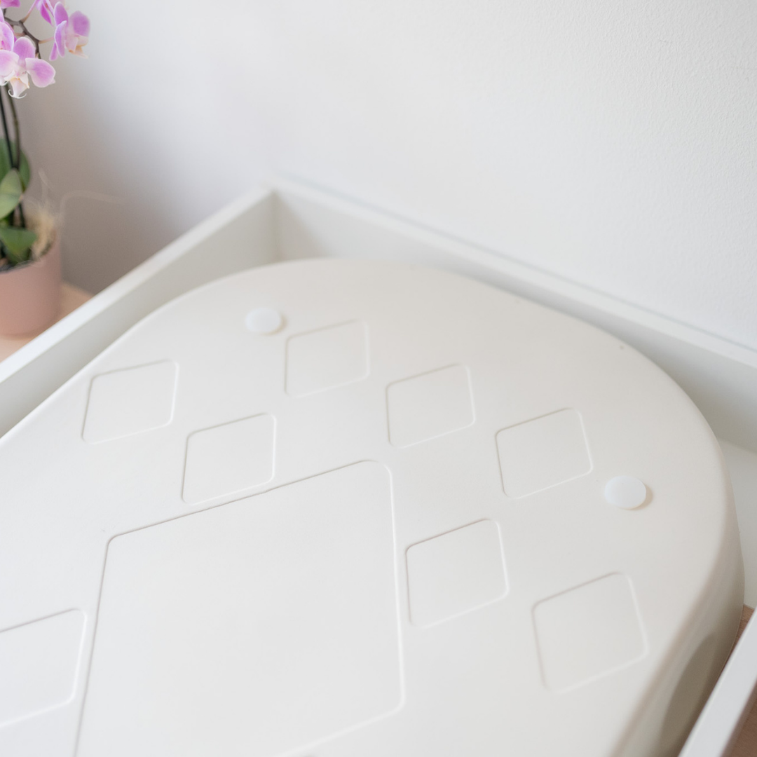 Evibell® Previjalna podloga iz PUR pene Taupe Evibell