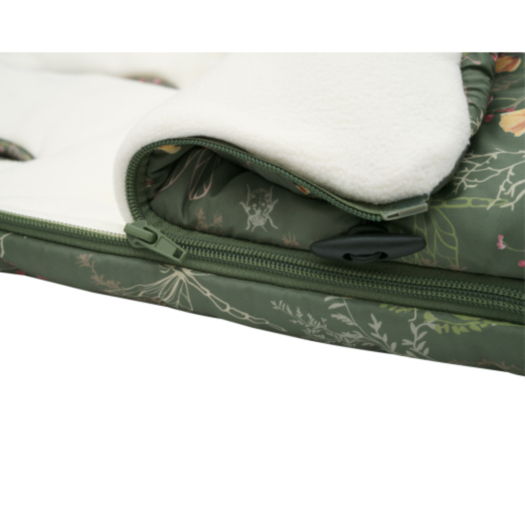 KikkaBoo® Zimska vreča Luxury Secret Garden Green KikkaBoo