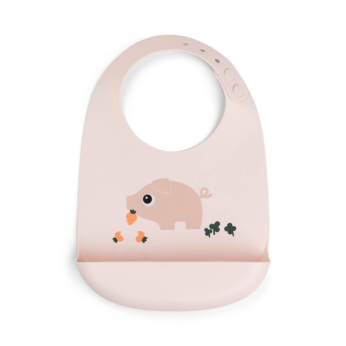 Done by Deer® Silikonski slinček Pigee Powder Done by Deer