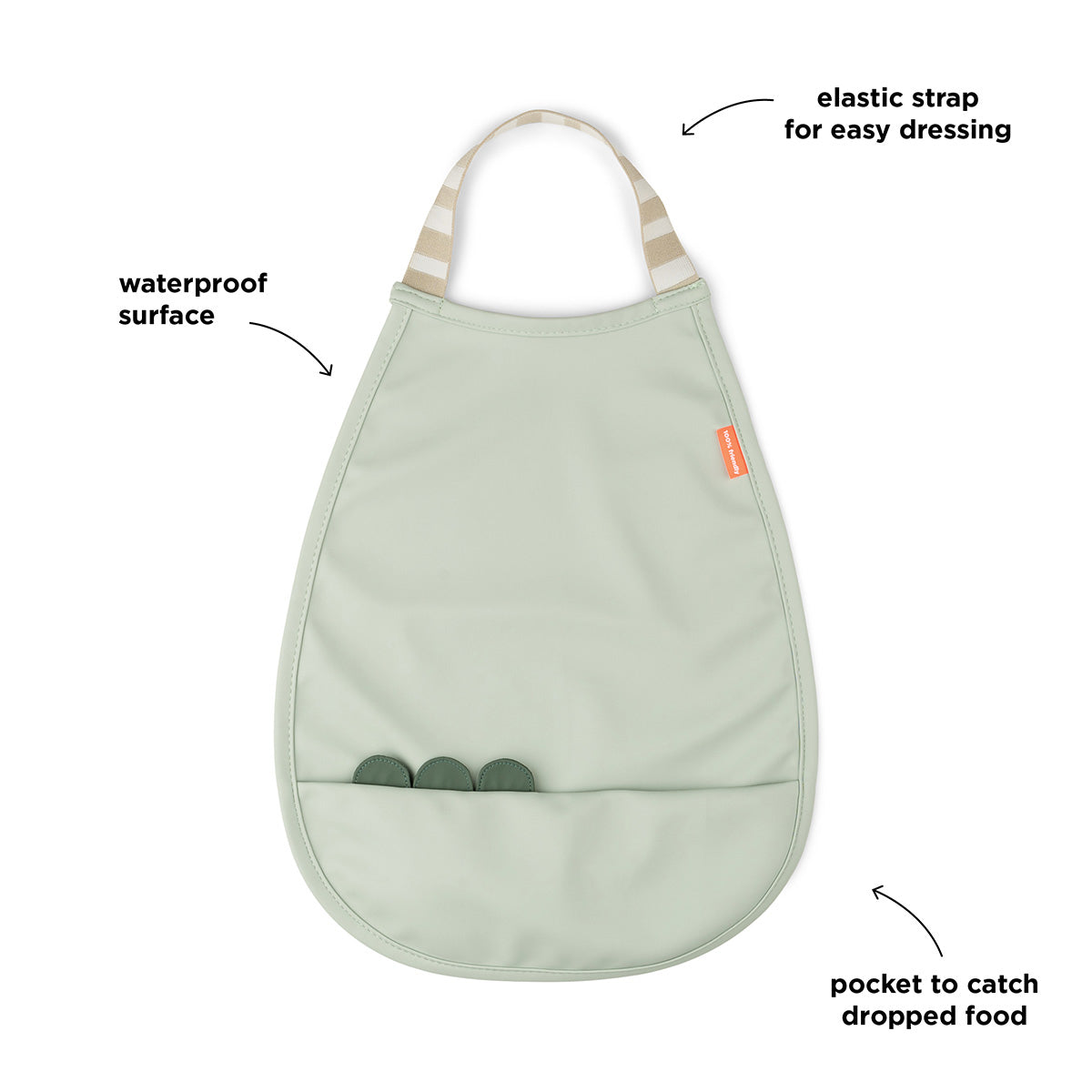 Done by Deer® Pull-over slinček Croco Green Done by Deer