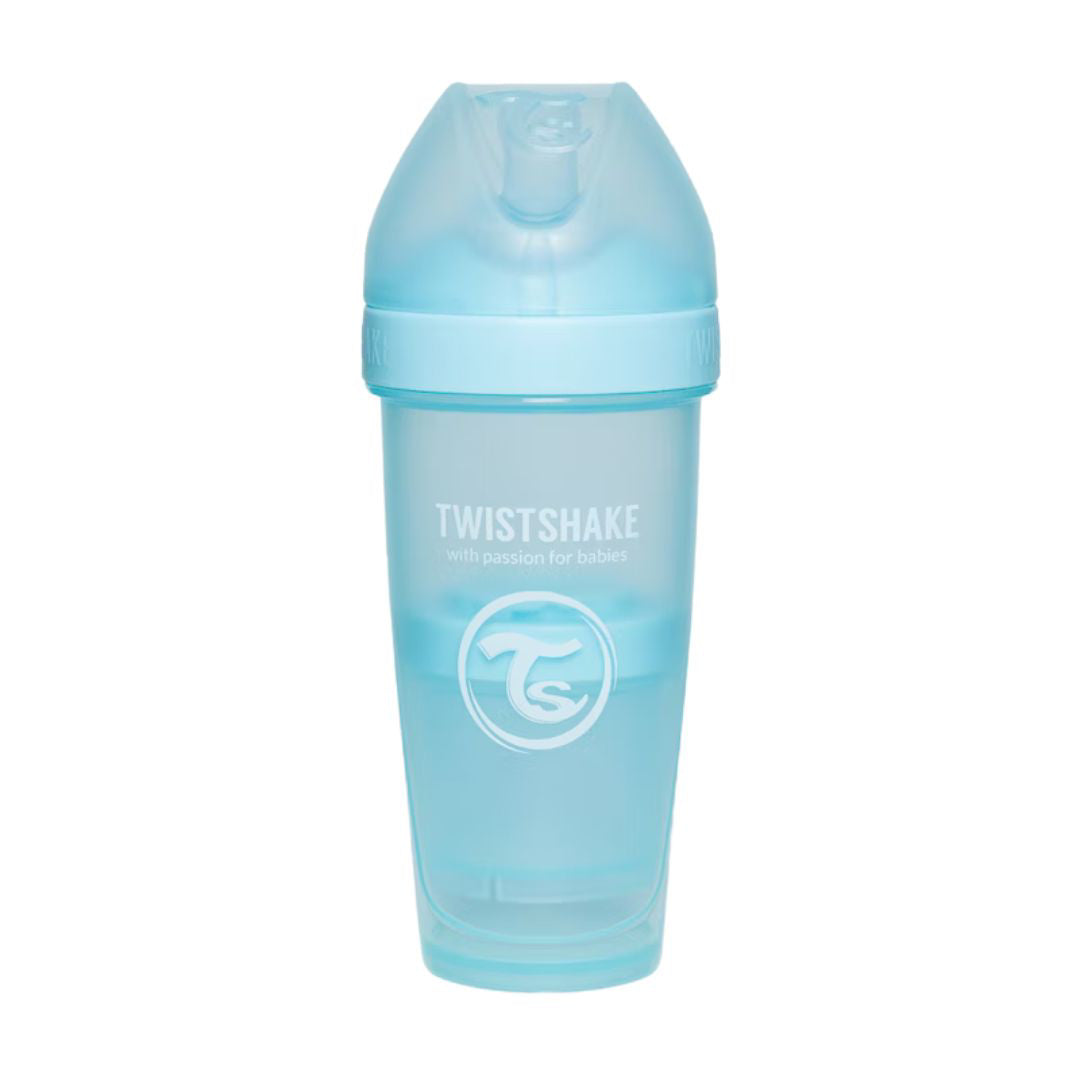 Twistshake® Steklenička PRO Double Anti-Colic 330ml Pastel Blue Twistshake