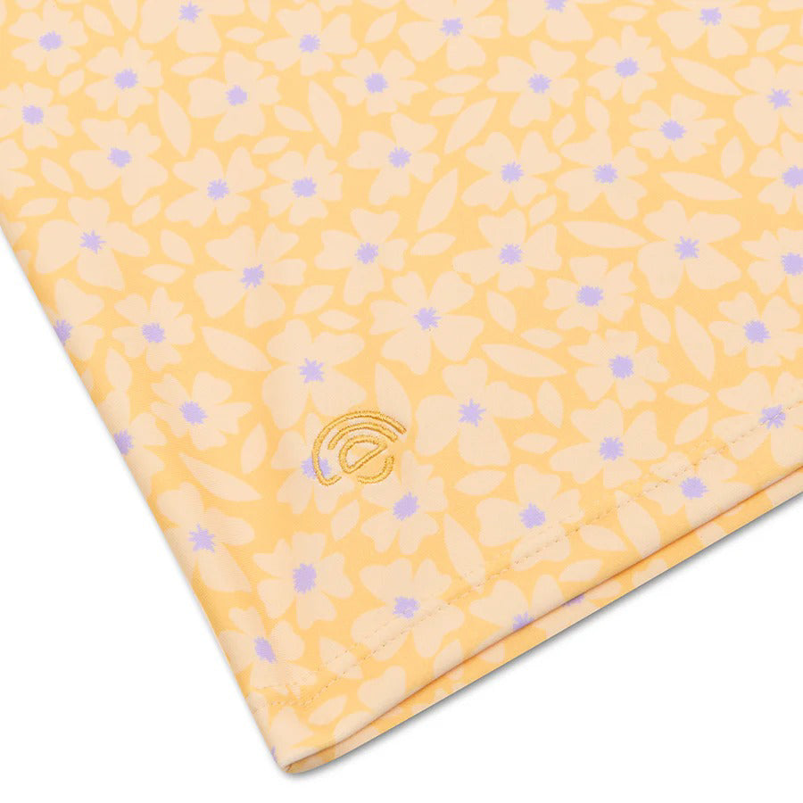 Swim Essentials® Otroška kopalna UV majica Yellow Flowers Swim Essentials