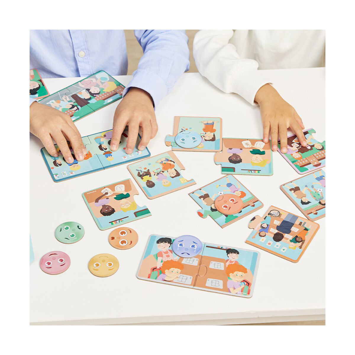 Miniland® Družabna igra za preprečevanje medvrstniškega nasilja "Emotiduos" Miniland