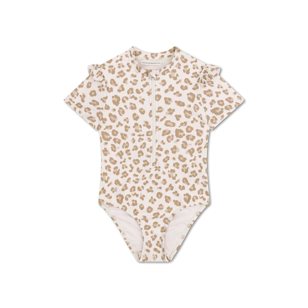 Swim Essentials® Otroške enodelne kopalke Neutral Leopard 86 92 Swim Essentials