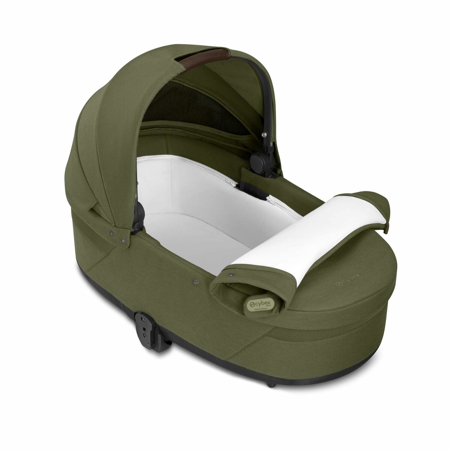 Cybex® Otroški voziček 4v1 Balios S Lux + Avtosedež Cloud G + IsoFix baza G Moss Green (+ Rain cover) Cybex