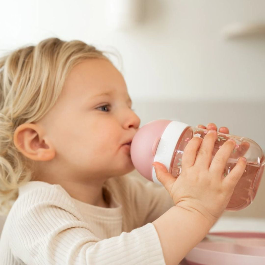 Little Dutch® Steklenička s slamico Fairy Garden 300ml Little Dutch