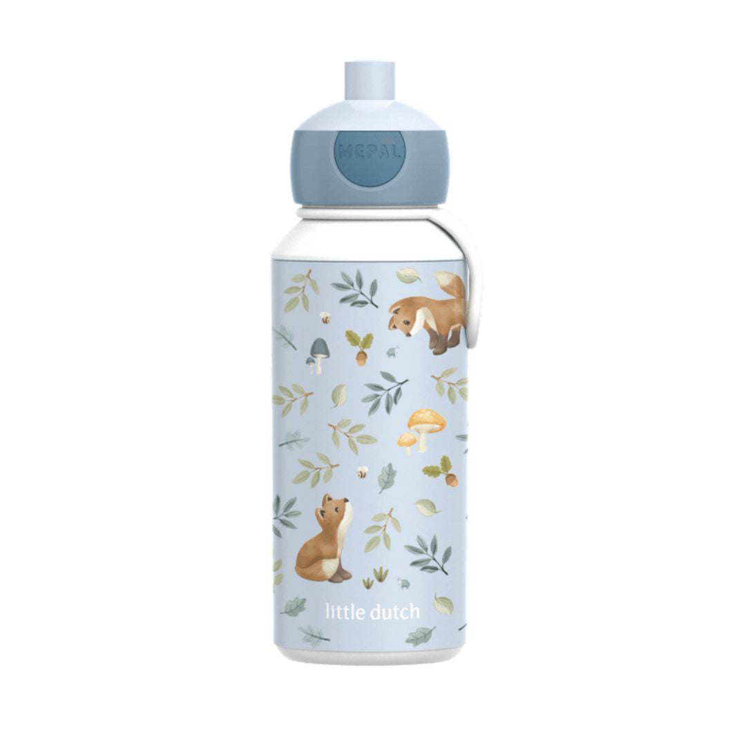 Little Dutch® Steklenička za pitje pop-up Forest Friends 400ml Little Dutch