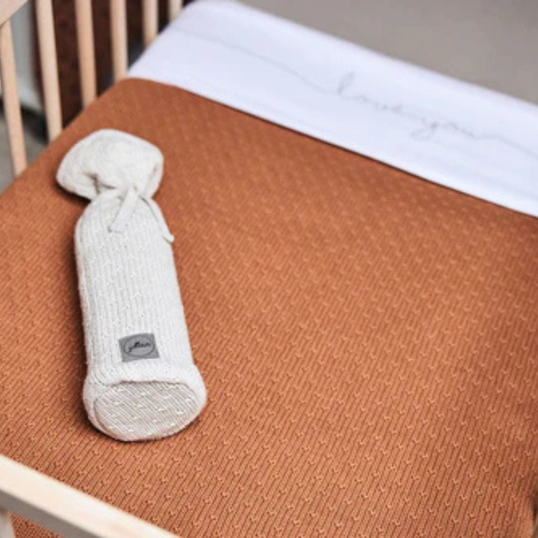 Jollein® Bombažna rjuha 2 kosa 120x60 Nougat Jollein