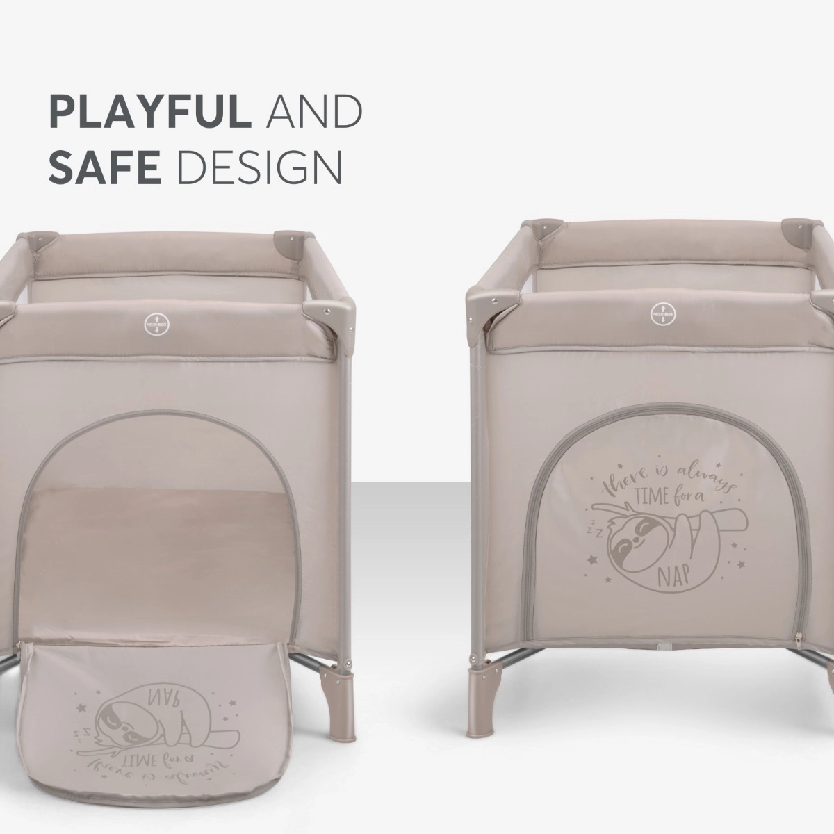 KikkaBoo® Prenosna posteljica 2 levels 125x65 So Gifted Beige KikkaBoo