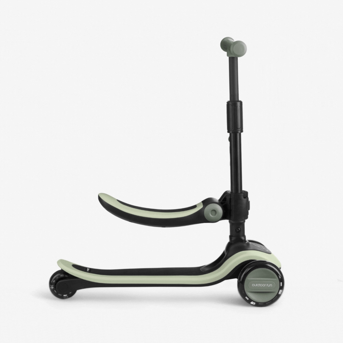 KikkaBoo® Otroški poganjalec/skiro 2v1 Treo Mint KikkaBoo