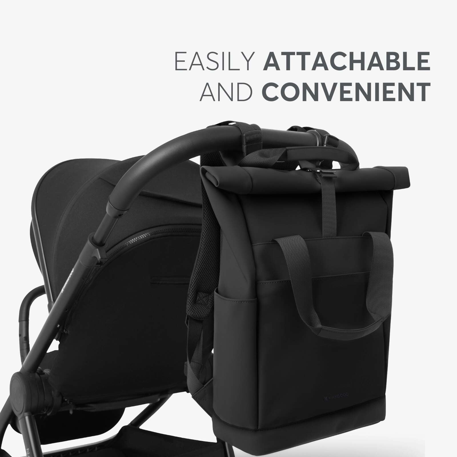 KikkaBoo® Previjalni nahrbtnik Cerise Black KikkaBoo