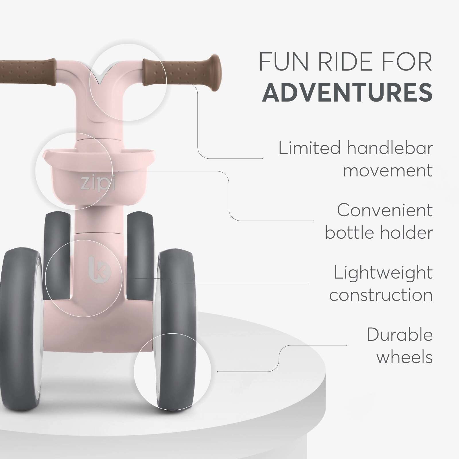 KikkaBoo® Poganjalček Zipi Pink KikkaBoo