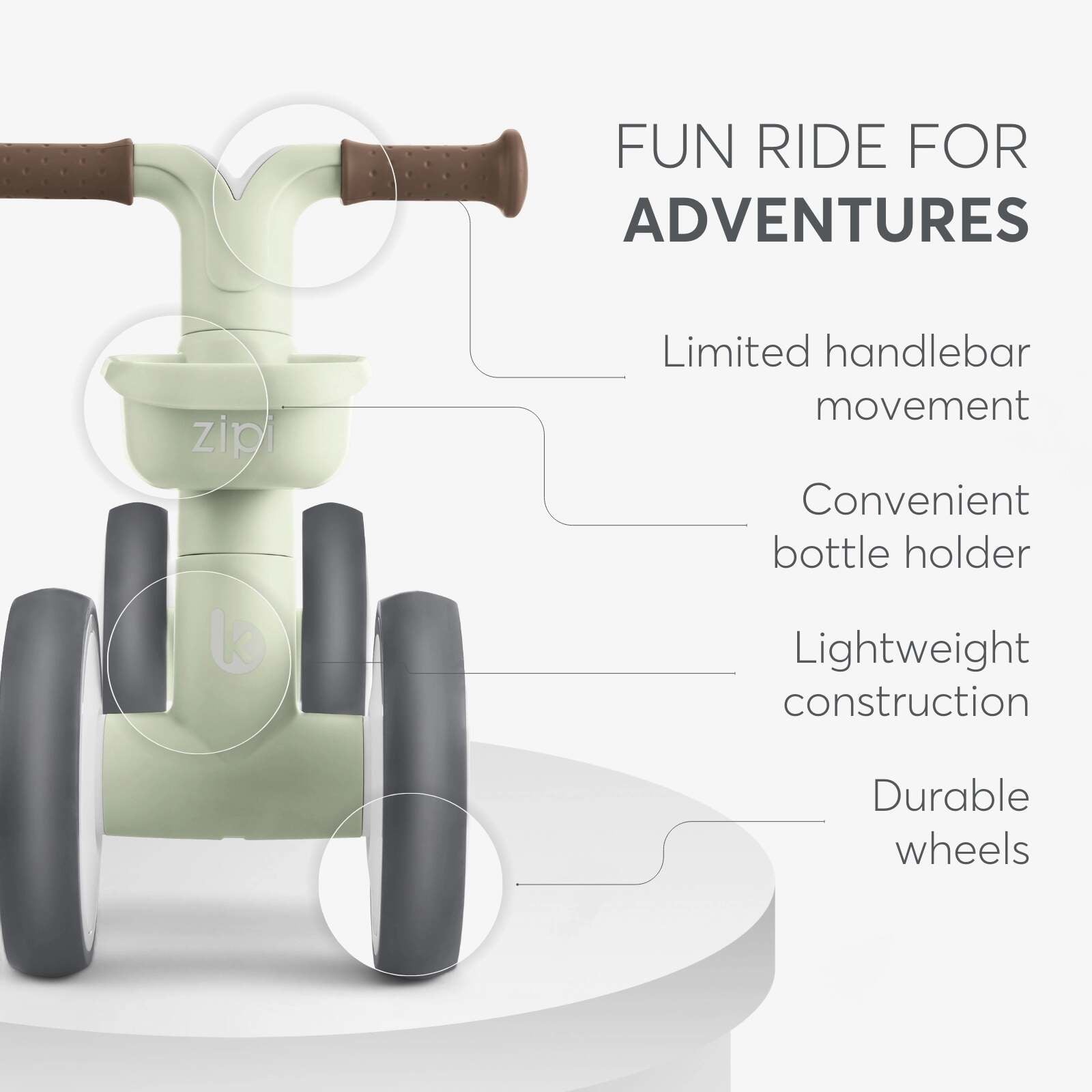 KikkaBoo® Poganjalček Zipi Mint KikkaBoo