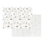 Evibell® Zložljiva igralna podloga 150x190 Terrazzo/Wanderlust Evibell