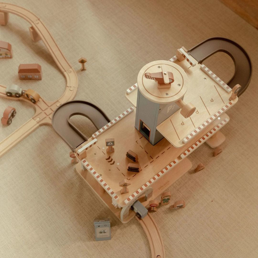 Little Dutch® Lesena garažna hiša Little Dutch