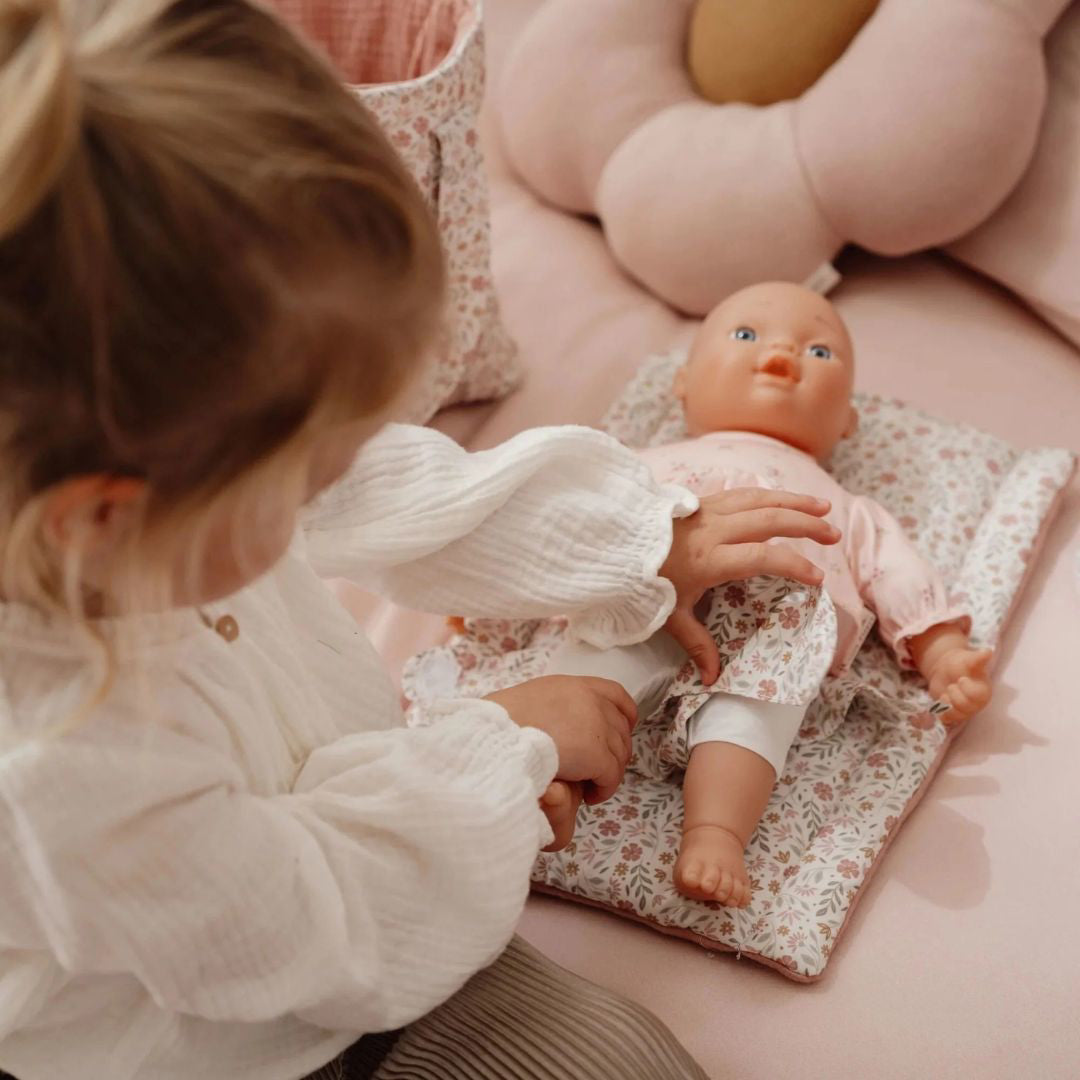 Little Dutch® Previjalna torba za punčke Soft Flowers Little Dutch