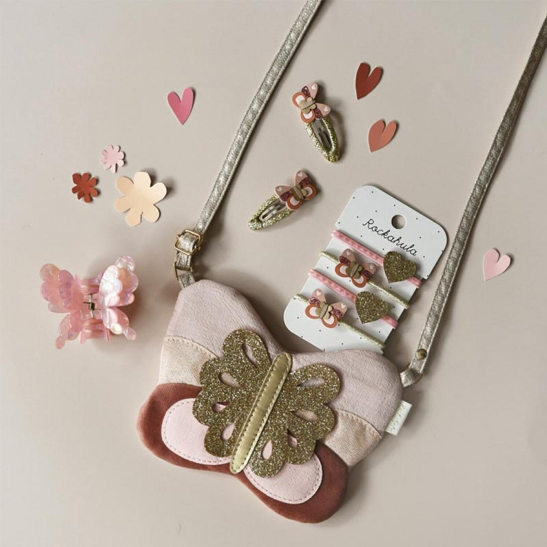 Rockahula® Elastike za lase Patchwork Butterfly Rockahula