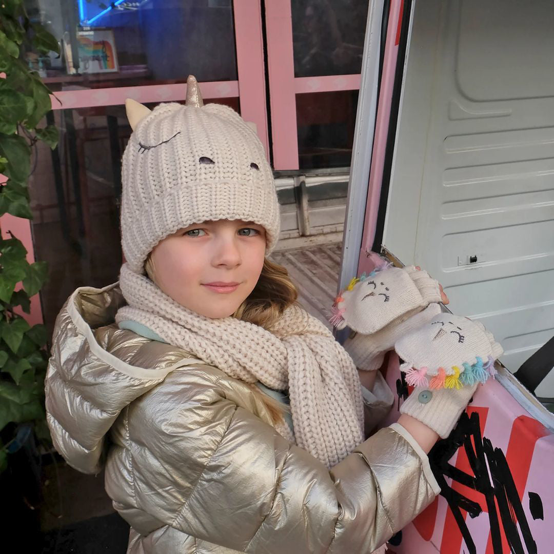 Rockahula® Zimska kapa Rainbow Unicorn (3-6 L) Rockahula