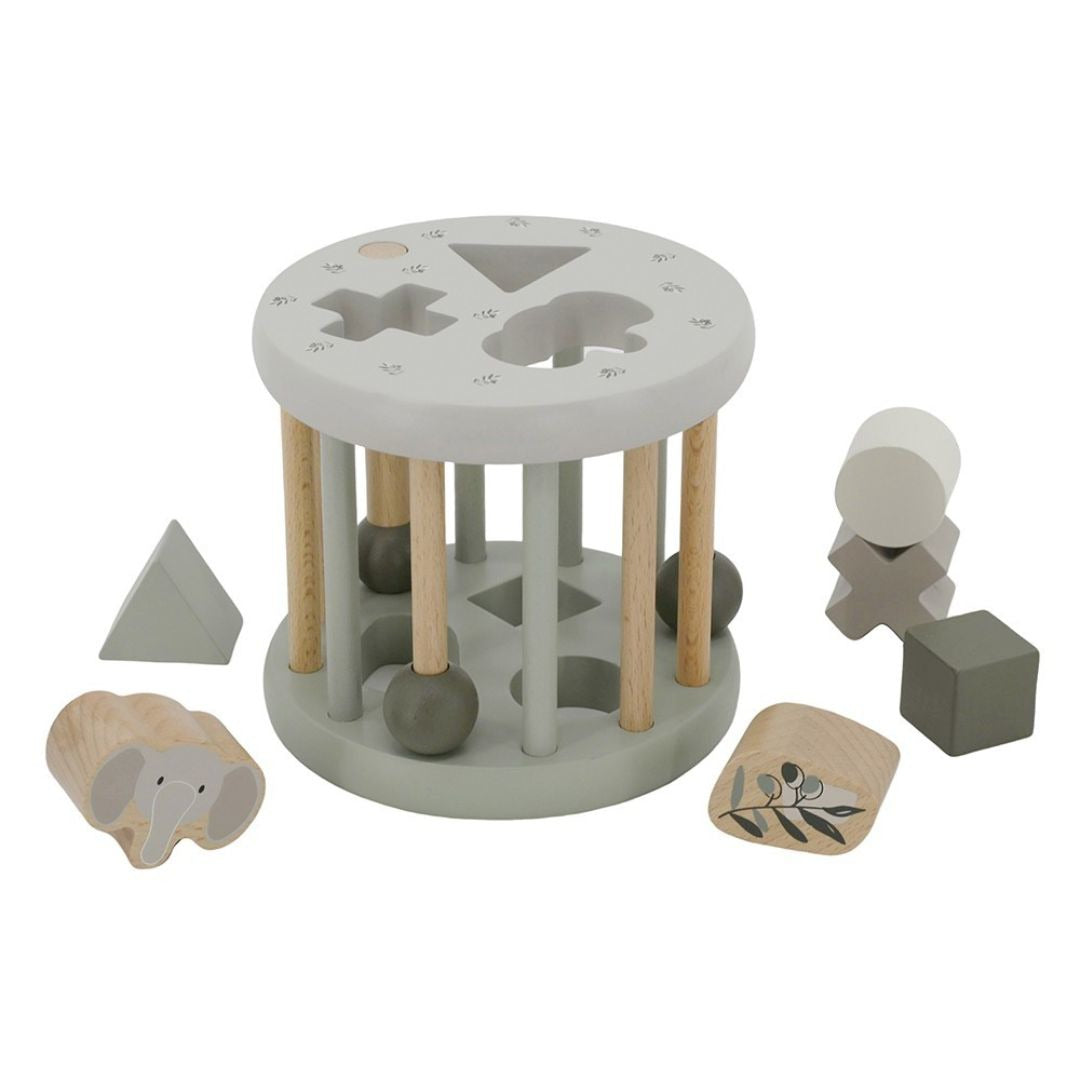 Label Label® Leseni aktivnostni valj Olive Green