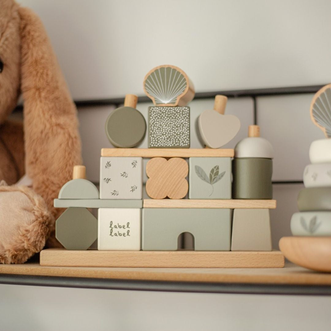 Label Label® Mattoncini impilabili House Olive Green