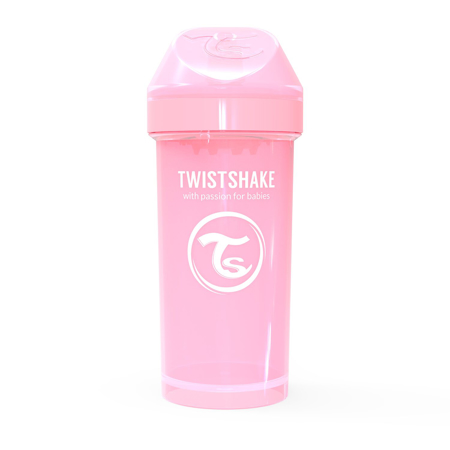 Slika Twistshake® Lonček Kid Cup 360ml (12+m) - Pastel Pink