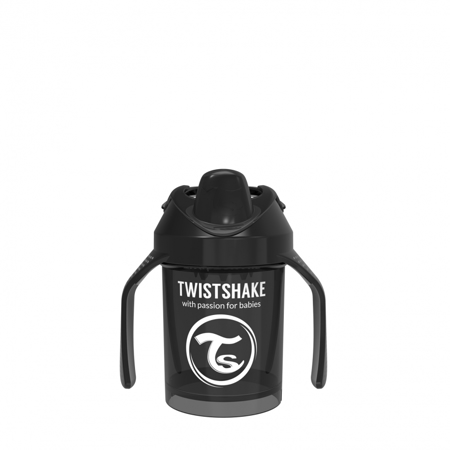 Slika Twistshake® Lonček Mini Cup 230ml (4+m) - Black