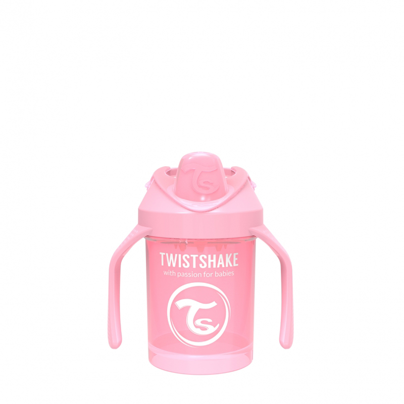 Twistshake® Lonček Mini Cup 230ml (4+m) - Pastel Pink