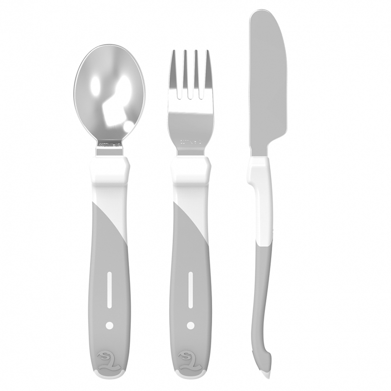 Immagine di Twistshake® Set posate in acciaio inossidabile (12+m) White