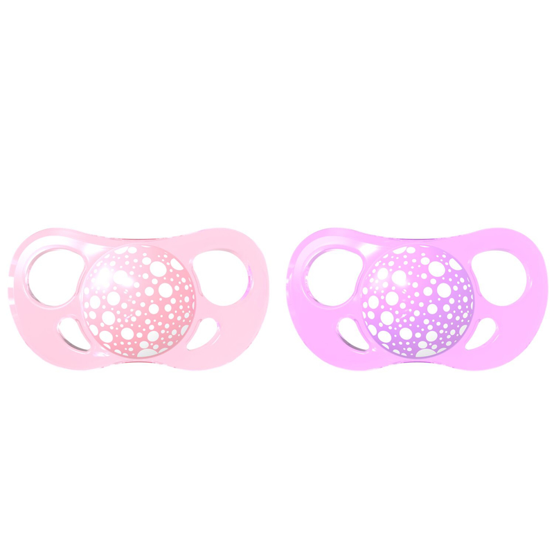 Twistshake® 2x Duda Pastel Pink&Purple (0+/6+) 6+M