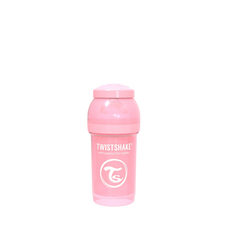 Twistshake® Steklenička Anti-Colic 180ml Pastel (0+m) - Pastel Pink