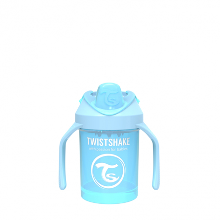 Slika Twistshake® Lonček Mini Cup 230ml (4+m) - Pastel Blue