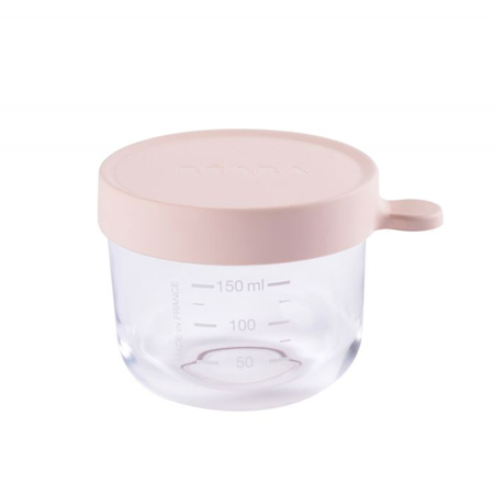 Slika Beaba® Steklena posodica za shranjevanje 150ml Pink