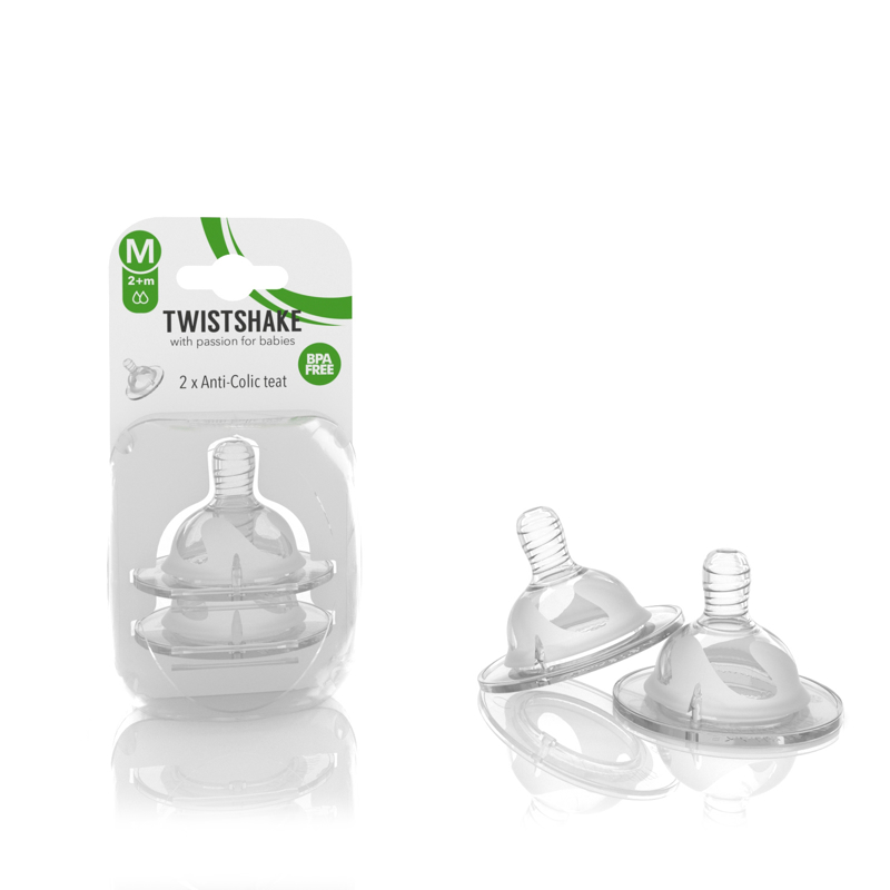 Twistshake® Anti-Colic cucelj za Anti Colic stekleničko M (2 M +)